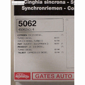 INJECTION PUMP BELT 62T INJECTION PUMP BELT 62T