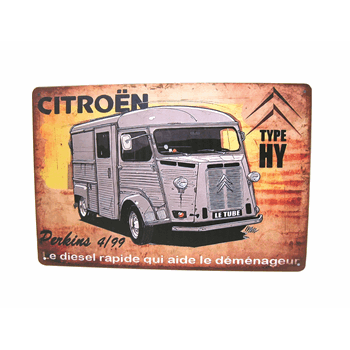 METAL SIGN CITROEN HY METAL SIGN CITROEN HY