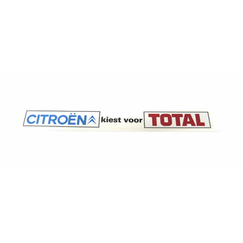 STICKER CITR.KIEST VOOR TOTAL